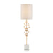 John Richard - JRL-9943 - One Light Buffet Lamp - Leaf, Gold