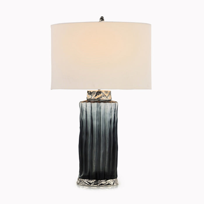 John Richard - JRL-11054 - One Light Table Lamp - Nickel