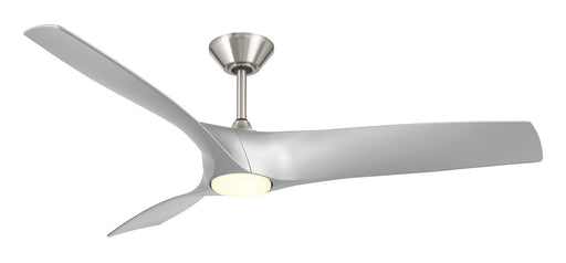 Modern Forms Fans - FR-W2006-62L-BN/SL - 62"Ceiling Fan - Zephyr - Brushed Nickel/Silver
