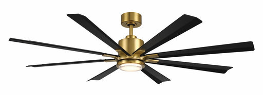 Modern Forms Fans - FR-W2403-65L-SB/MB - 65"Ceiling Fan - Size Matters - Soft Brass/Matte Black