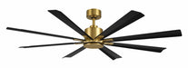 Modern Forms Fans - FR-W2403-65-SB/MB - 65"Ceiling Fan - Size Matters - Soft Brass/Matte Black