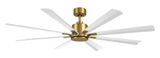 Modern Forms Fans - FR-W2403-65-SB/MW - 65"Ceiling Fan - Size Matters - Soft Brass/Matte White