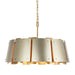 Varaluz - 518P05SSBS - Five Light Pendant - Peep Show - Sunwashed Silver/Brushed Sienna