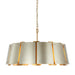 Varaluz - 518P08SSBS - Eight Light Pendant - Peep Show - Sunwashed Silver/Brushed Sienna