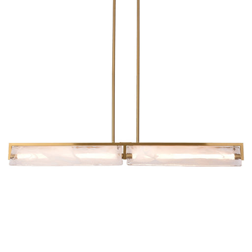 Mingle LED Linear Satin Brass