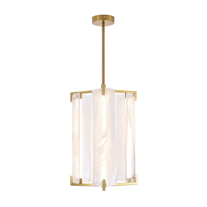 Varaluz - 531P03SB - LED Pendant - Mingle - Satin Brass