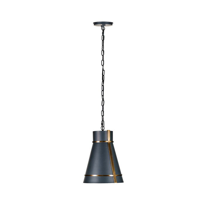 Varaluz - 536M01ZNCBRZ - One Light Mini Pendant - Brasserie - Blackened Zinc/Heritage Bronze