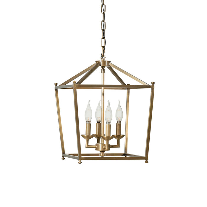 Varaluz - 538P04ATB - Four Light Pendant - Gridlock - Antique Bronze