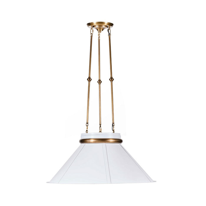 Varaluz - 540P01AWHTBRZ - One Light Pendant - Mood Swings - Heritage White/Heritage Bronze