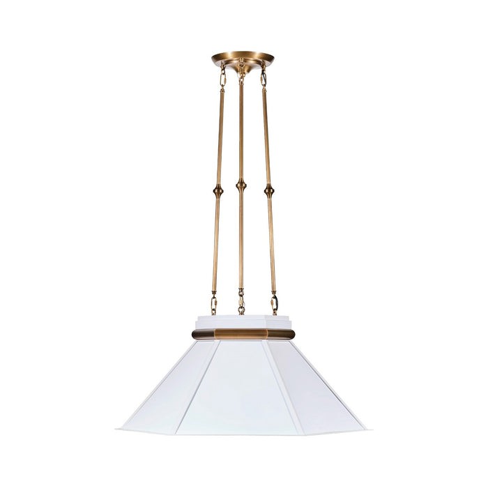 Varaluz - 540P01BWHTBRZ - One Light Pendant - Mood Swings - Heritage White/Heritage Bronze