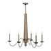 Varaluz - 545C05BRZ - Five Light Chandelier - Dinner at - Heritage Bronze
