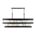Varaluz - 546N06BLK - Six Light Linear Pendant - Double Take - Heritage Black