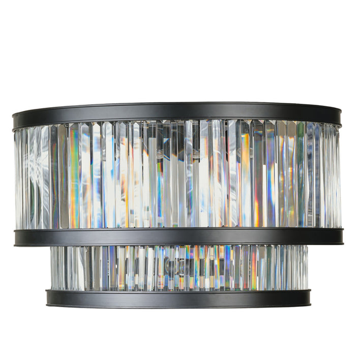 Varaluz - 546W02BLK - Two Light Wall Sconce - Double Take - Heritage Black