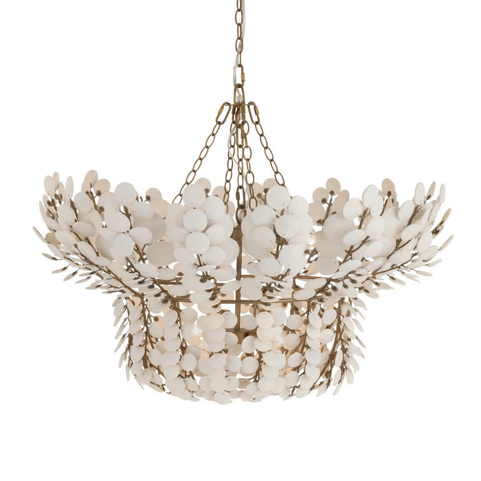 Arteriors - DLS14 - Eight Light Chandelier - Bilal - Ivory