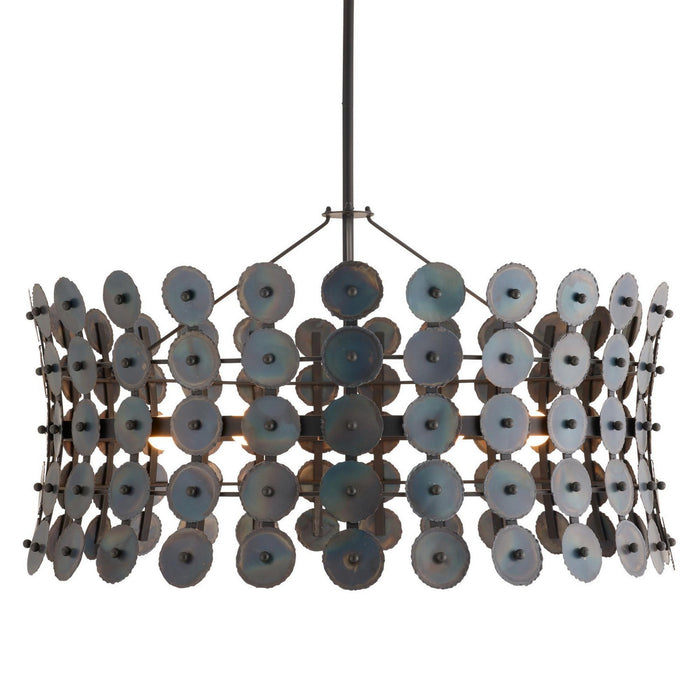 Arteriors - DMI22 - Six Light Chandelier - Imperia - Burnt Iron