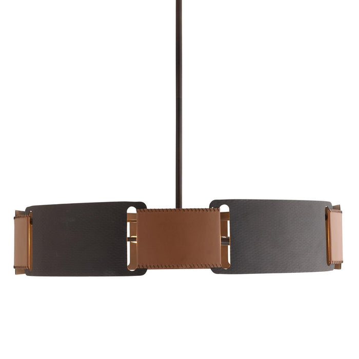 Arteriors - DMI23 - Five Light Chandelier - Ivan - Brown