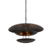 Arteriors - DMI25 - Six Light Chandelier - Florko - Blackened Iron