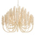 Arteriors - DMS20 - Six Light Chandelier - Kaia - Ivory