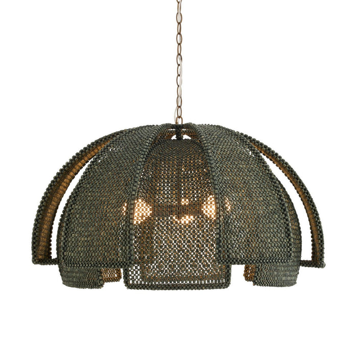Arteriors - DMS23 - Three Light Pendant - Kamari - Eucalyptus Stain