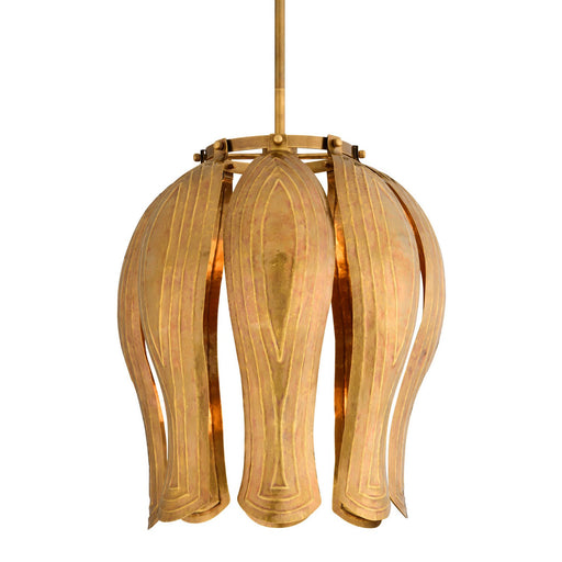 Judith One Light Pendant Vintage Brass