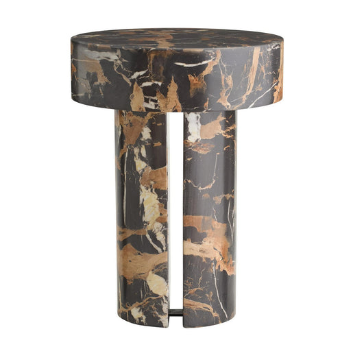 Kopi End Table Espresso & White