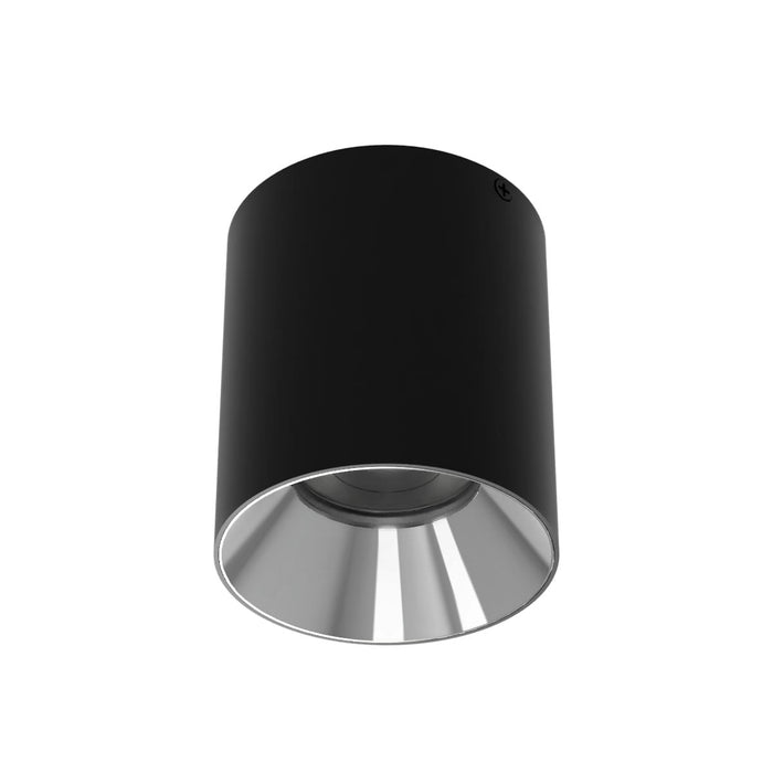 W.A.C. Lighting - C4RL-NCS-BKCH - LED Flush Mount - Zoron - Black/Chrome