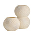 Arteriors - AVS13 - Vases, Set of 2 - Kayli - Egg Shell