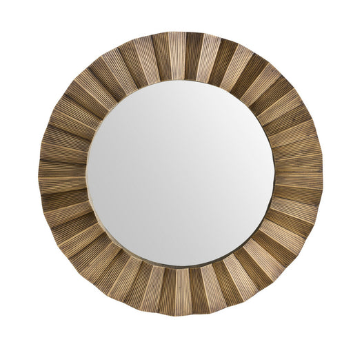 Kelby Mirror Dark Antique Brass