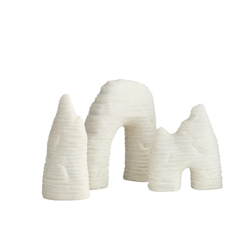 Isla Sculptures, Set of 3 Ivory