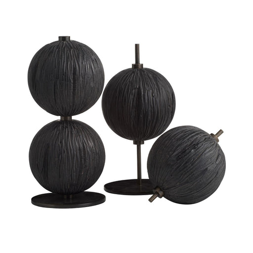 Kyros Sculptures, Set of 3 Ebony