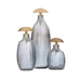 Arteriors - ARI22 - Decanters, Set of 3 - Karis - Blue Smoke Luster