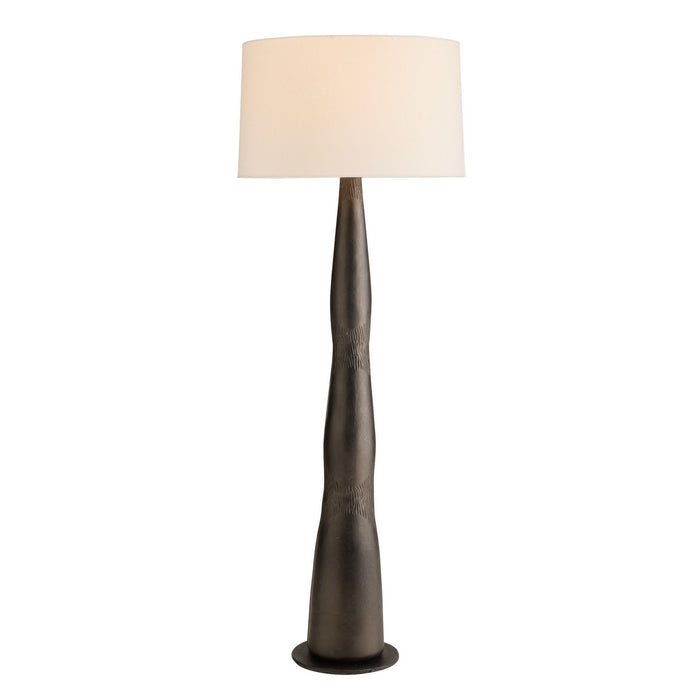 Arteriors - PFI19-754 - One Light Floor Lamp - Kash - Antiqued Aluminum