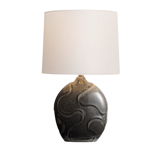 Ismay One Light Table Lamp Obsidian Reactive