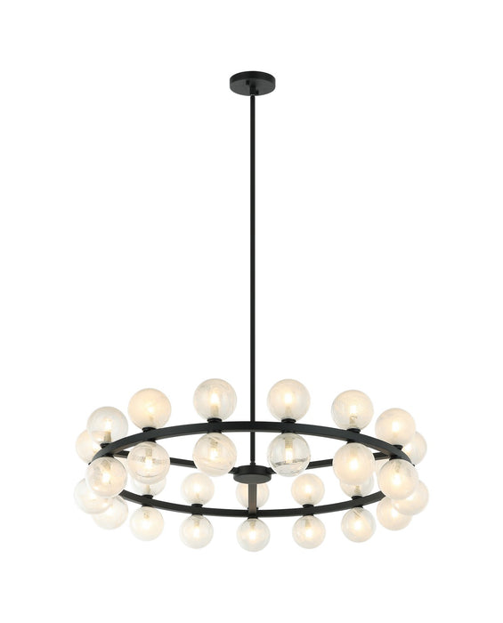 Matteo Lighting - C30730MB - LED Pendant - Nimbus - Matte Black