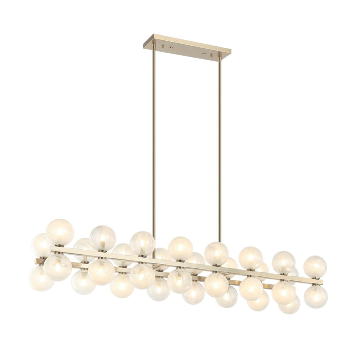Matteo Lighting - C30732CG - LED Pendant - Nimbus - Champagne Gold