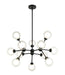 Matteo Lighting - C33012MB - LED Pendant - Solaris - Matte Black