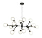 Matteo Lighting - C33014MB - LED Pendant - Solaris - Matte Black