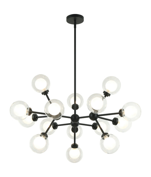 Matteo Lighting - C33015MB - LED Pendant - Solaris - Matte Black