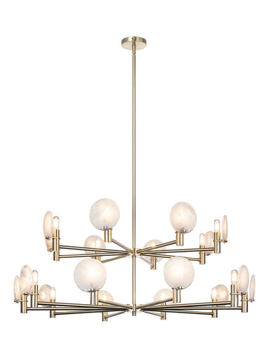 Cloudburst 18 Light Pendant Champagne Gold