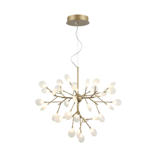 Hydragea Bloom 35 Light Chandelier Gold