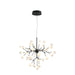 Matteo Lighting - C69830MB - 35 Light Chandelier - Hydragea Bloom - Matte Black