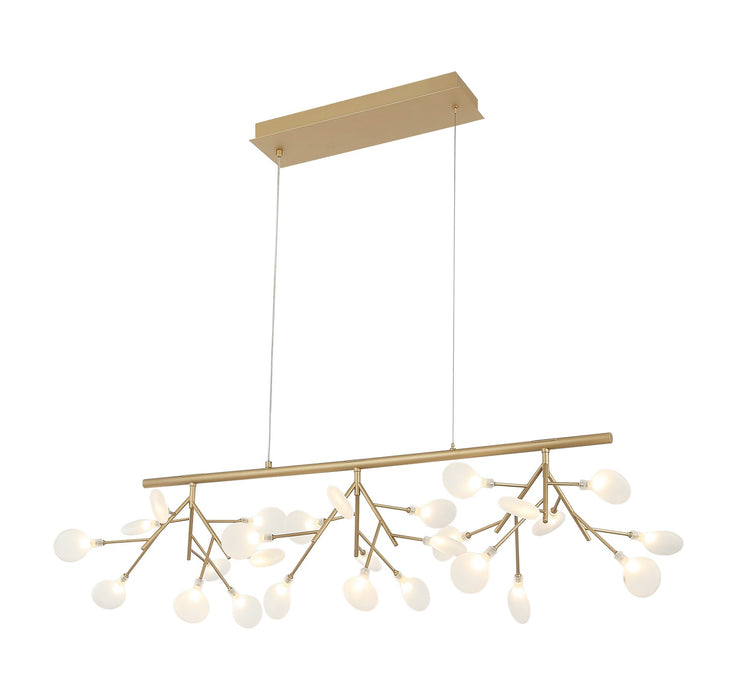 Matteo Lighting - C69846GL - 27 Light Pendant - Hydrangea Bloom - Gold