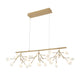 Matteo Lighting - C69846GL - 27 Light Pendant - Hydrangea Bloom - Gold