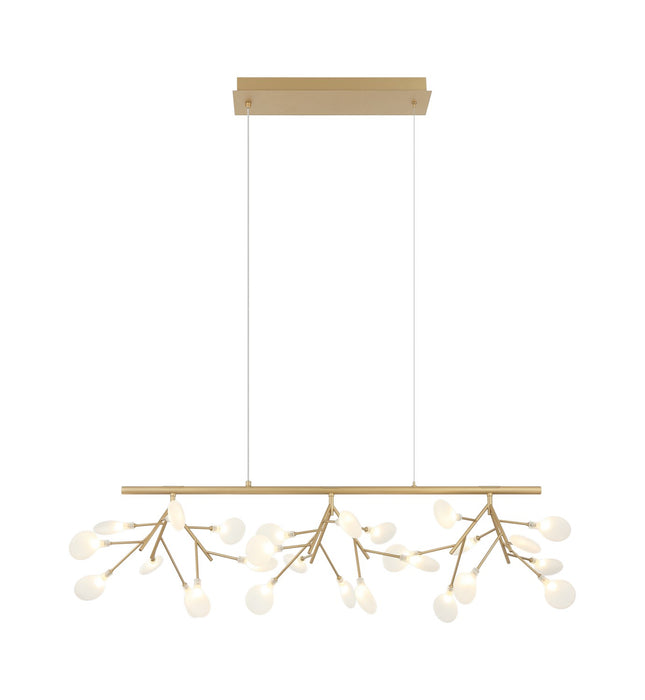 Matteo Lighting - C69846GL - 27 Light Pendant - Hydrangea Bloom - Gold