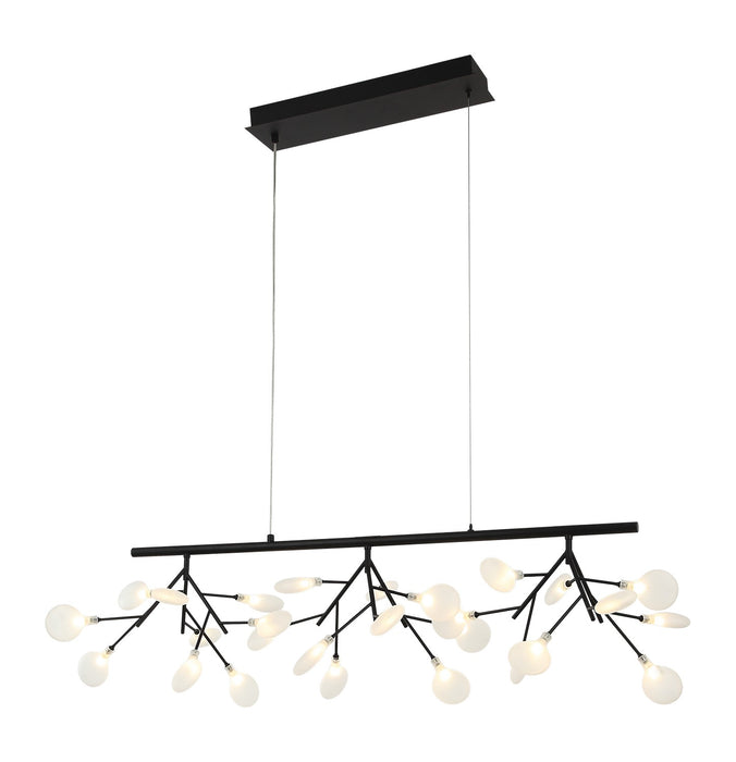 Matteo Lighting - C69846MB - 27 Light Pendant - Hydrangea Bloom - Matte Black