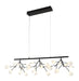 Matteo Lighting - C69846MB - 27 Light Pendant - Hydrangea Bloom - Matte Black