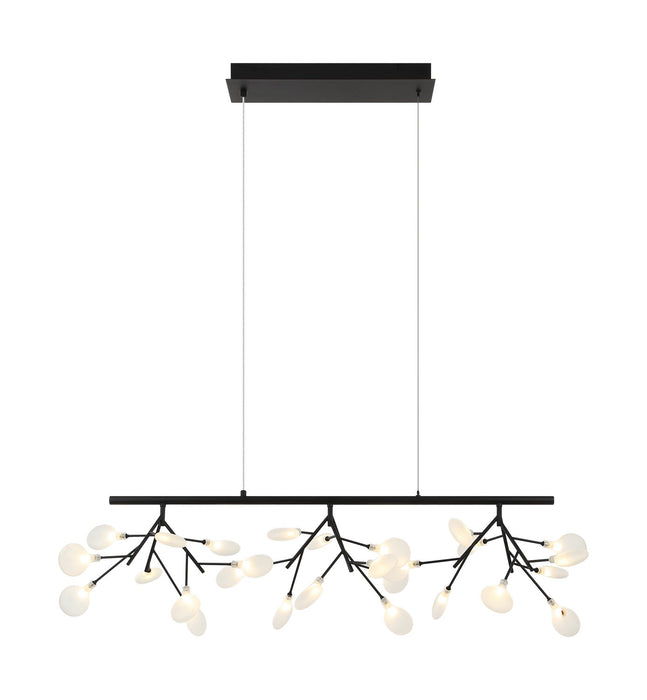 Matteo Lighting - C69846MB - 27 Light Pendant - Hydrangea Bloom - Matte Black