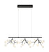 Matteo Lighting - C69846MB - 27 Light Pendant - Hydrangea Bloom - Matte Black