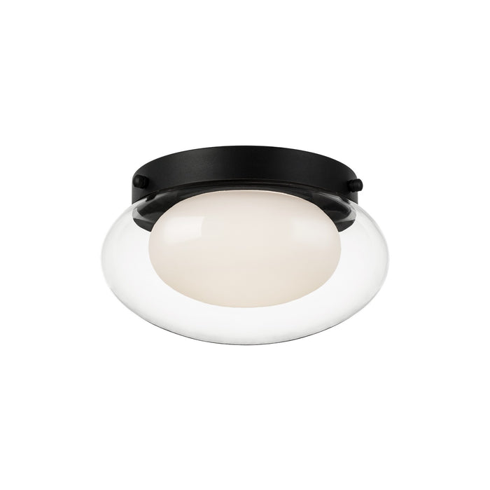Matteo Lighting - M15701MB - One Light Flush Mount - Caspian - Matte Black