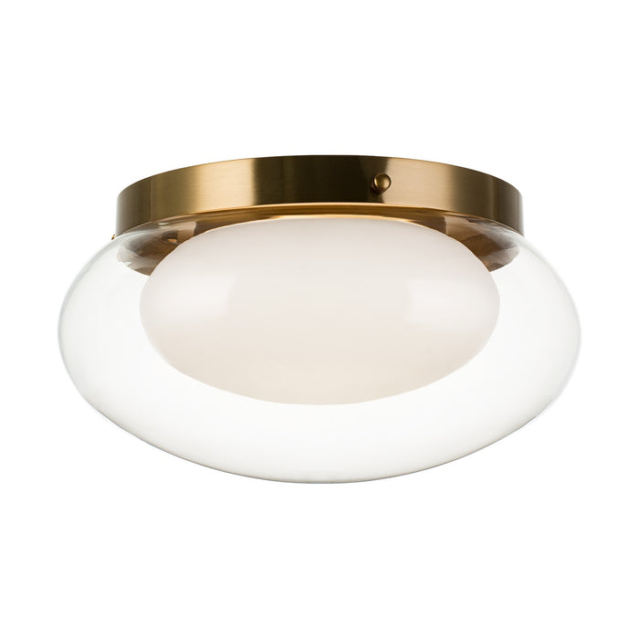Matteo Lighting - M15703AG - Three Light Flush Mount - Caspian - Aged Gold Brass